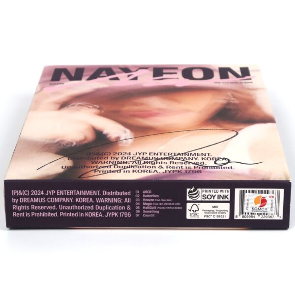 IMG_4884 Nayeon - Na Signed Autographed CD Album Pink / B Ver. Promo Twice 2024