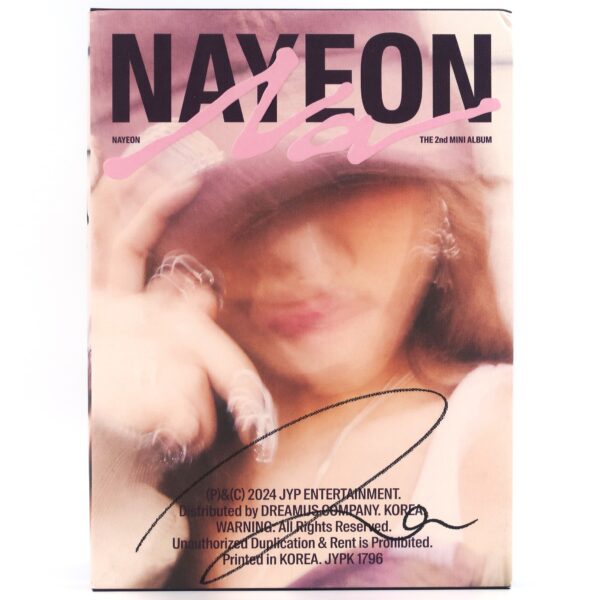 IMG_4886 Nayeon - Na Signed Autographed CD Album Pink / B Ver. Promo Twice 2024