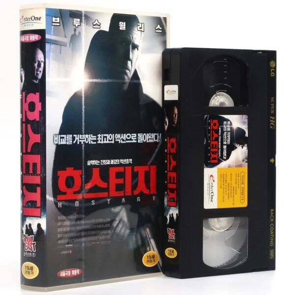 Hostage (2005) Korean VHS Rental [NTSC] Korea Bruce Willis Action