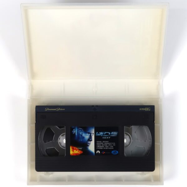 Next (2007) Korean Late VHS Rental [NTSC] Korea Nicolas Cage Time Travel