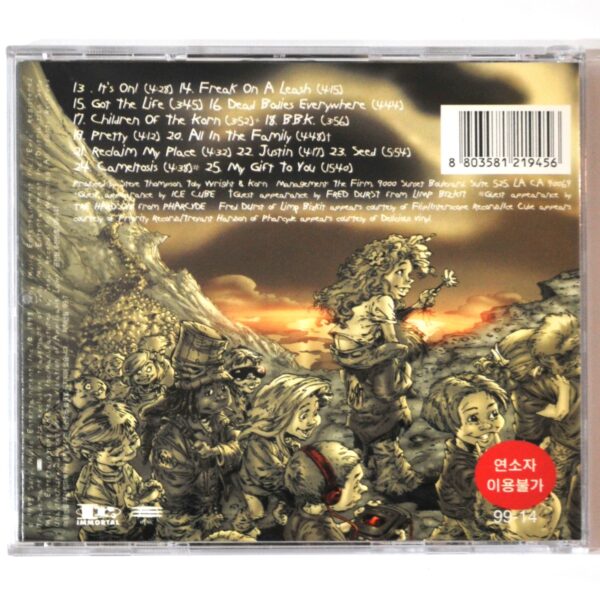 Korn - Follow The Leader Korean CD Album Korea Metal