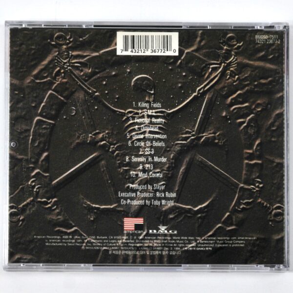 Slayer - Divine Intervention Korean CD Album Korea Metal