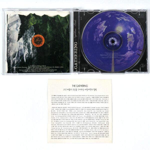 The Gathering - Nighttime Birds Korean CD Album Korea Insert Metal