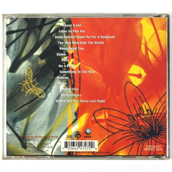 Nirvana - MTV Unplugged In New York Korean CD Album Korea