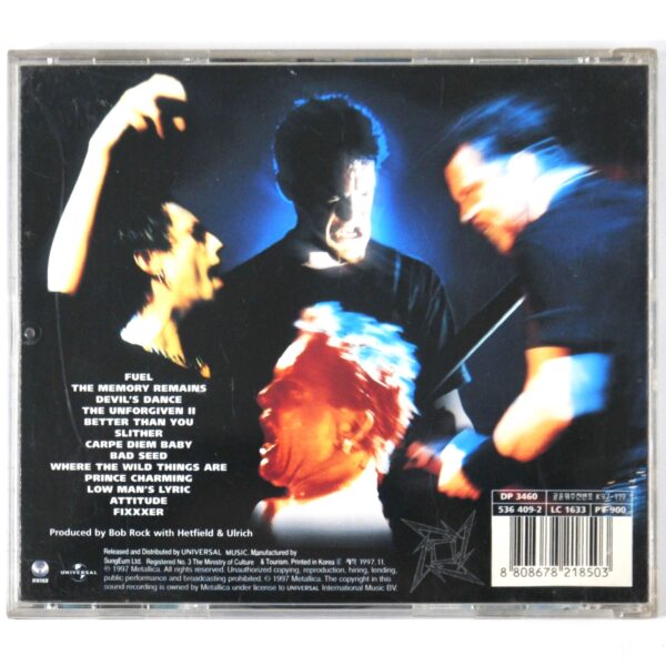 Metallica - Reload Album Korean CD Album Korea Metal Universal [read]