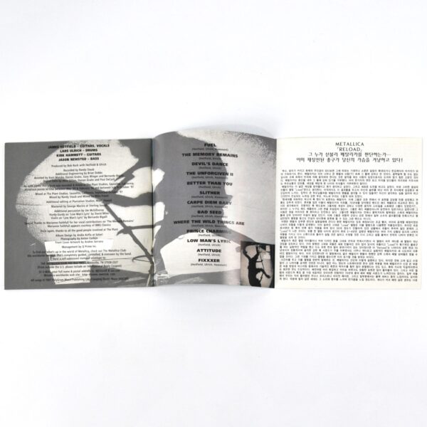 Metallica - Reload Album Korean CD Album Korea Metal Universal [read]