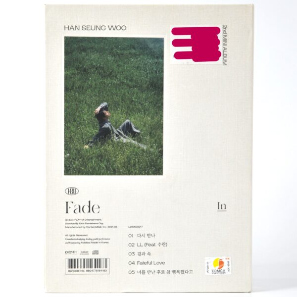 Han Seung Woo - Fade [White] Signed CD Mini Album Promo 2021 Victon Seungwoo
