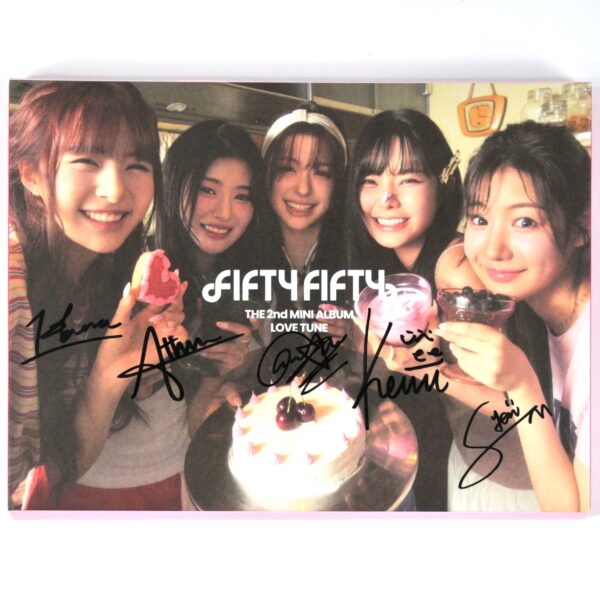 Fifty Fifty - Love Tune [Love Ver.] Signed Autographed Album CD Promo