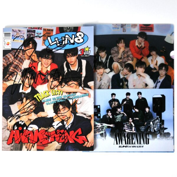 DSC_4238 Lun8 - Awakening Signed Autographed Album CD Promo K-Pop 2024