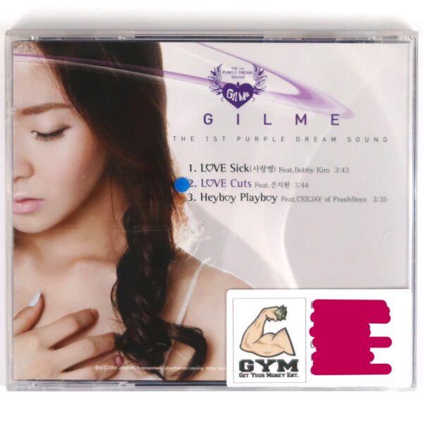 IMG_5475 Gilme - The 1st Purple Dream Sound CD Single Album Promo K-Pop 2009