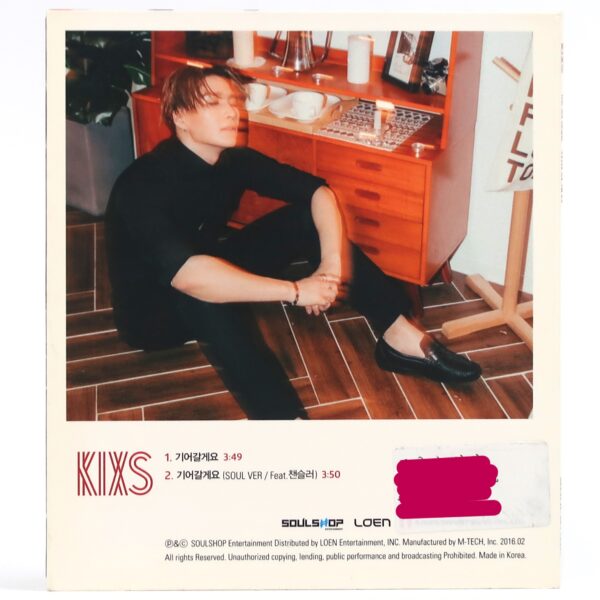 IMG_5486 Kixs - Please Come Back CD Single Album Promo K-Pop 2016