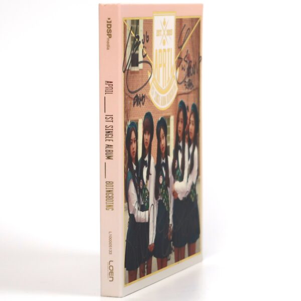 IMG_5564 April - Boingboing Signed Autographed CD Album Promo K-Pop 2015