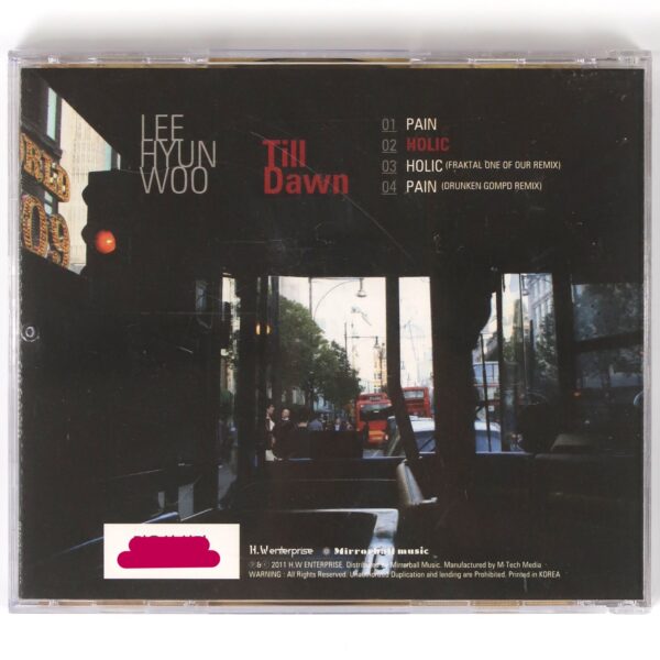 IMG_5591 Lee Hyun Woo - Till Dawn CD Single Album Promo K-Pop 2011 Pain Holic