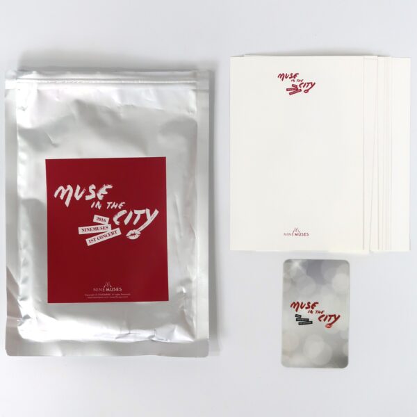 Nine Muses Muse In The City 2016 1st Concert Postcards + Photocard Set 9Muses