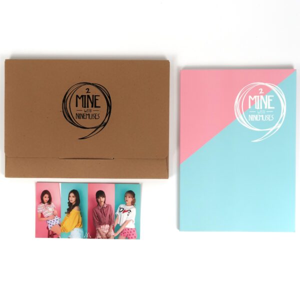 2 Mine With Nine Muses 2nd Fanclub Goods Photobook + Postcard 9Muses