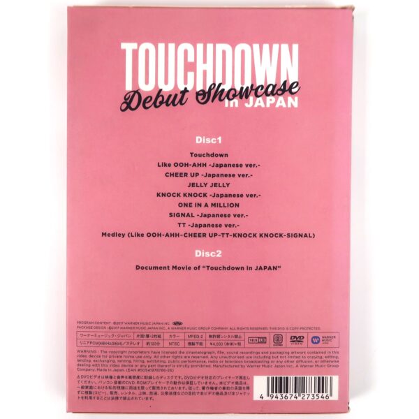 Twice - Touchdown In Japan Debut Showcase DVD Slipcase 2017