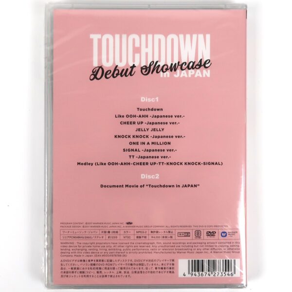 Twice - Touchdown In Japan Debut Showcase DVD Sealed 2017