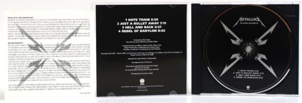 Metallica - Beyond Magnetic Korean CD EP Album Korea Metal