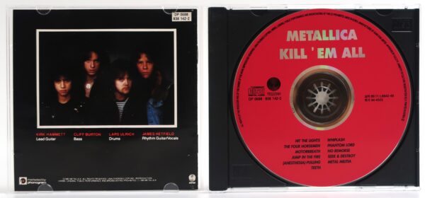 Metallica - Kill 'Em All Korean CD Album Korea Metal 1994