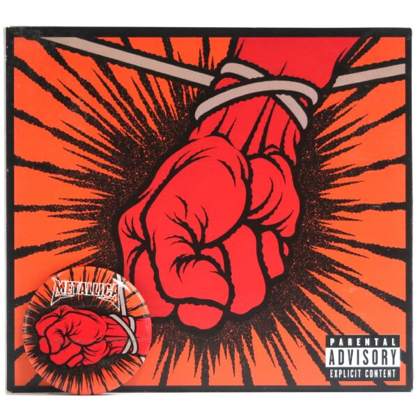 Metallica - St. Anger Korean CD + DVD Album + Badge Pin Korea Metal