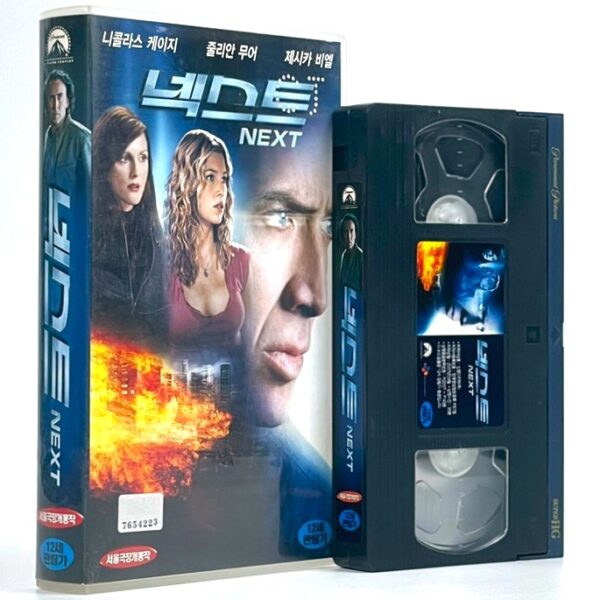 Next (2007) Korean Late VHS Rental [NTSC] Korea Nicolas Cage Time Travel