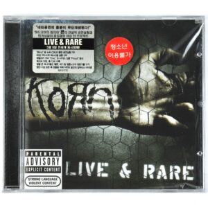 Korn - Live & Rare Korean CD Album Sealed Korea 2006