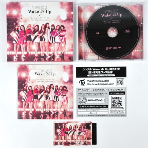 Twice - Wake Me Up [Ver. A] Japan Album CD + DVD + Photocard 2018