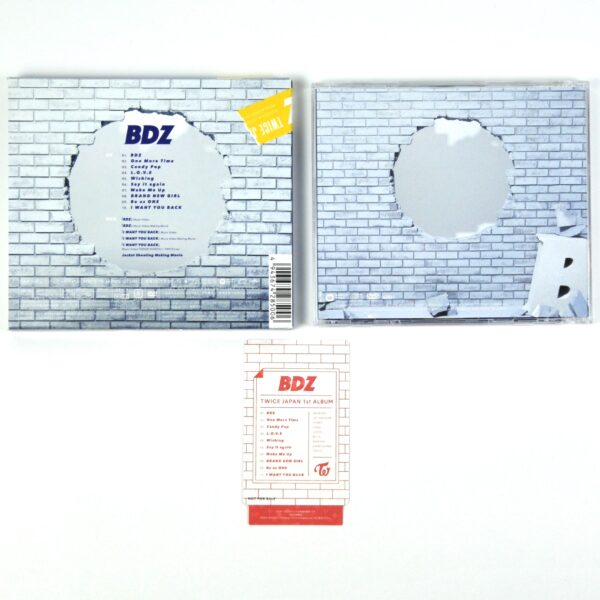 Twice - BDZ [Ver. B] Japan Album CD + DVD + Nayeon Photocard 2018
