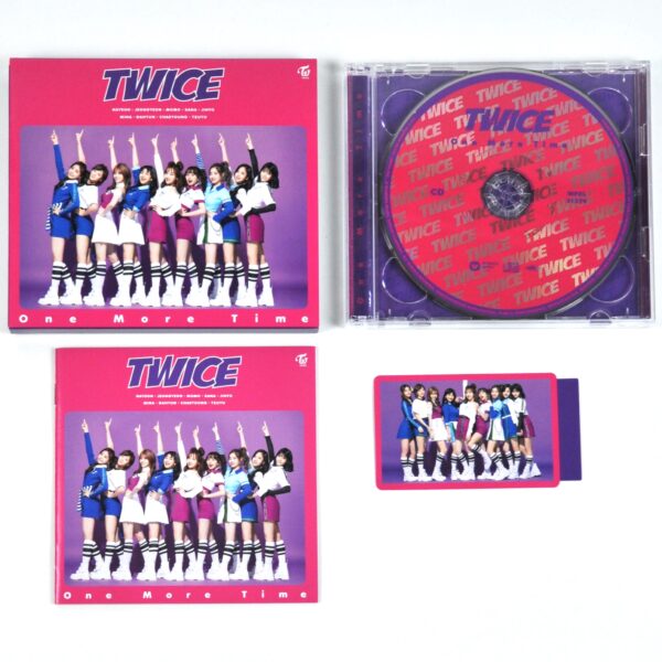 Twice - One More Time [Ver. A] Japan Album CD + DVD + Photocard 2017