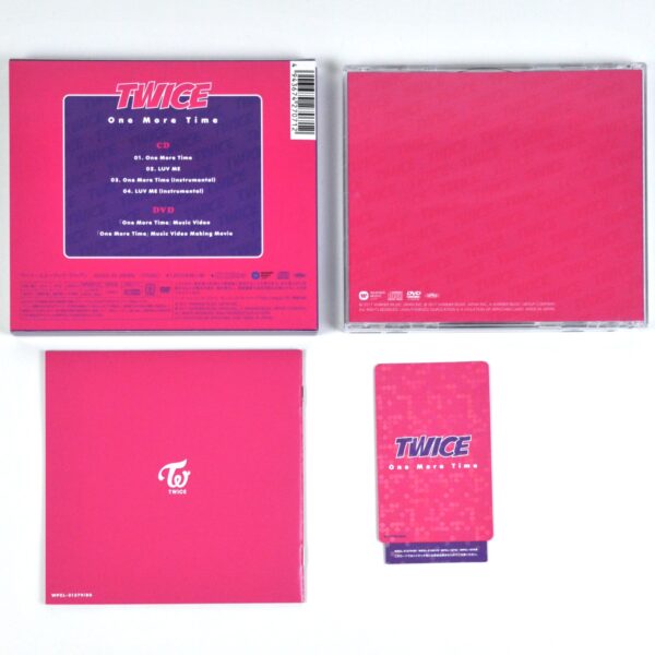Twice - One More Time [Ver. A] Japan Album CD + DVD + Photocard 2017