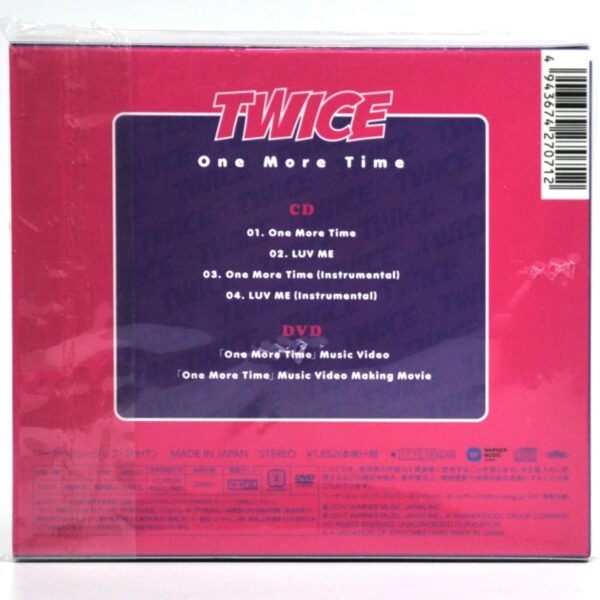 Twice - One More Time [Ver. A] Japan Album CD + DVD + Photocard 2017