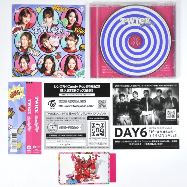 DSC_5000 Twice - Candy Pop Japan Album CD + Group Photocard 2018