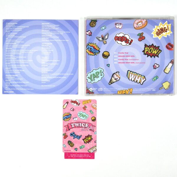 DSC_5001 Twice - Candy Pop Japan Album CD + Group Photocard 2018