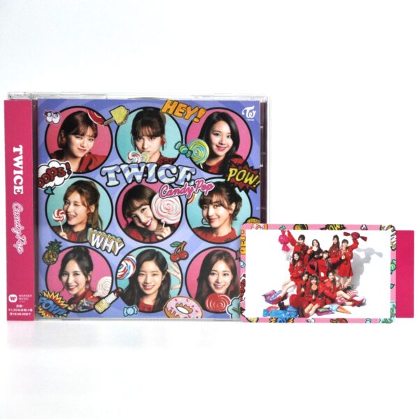 DSC_5002 Twice - Candy Pop Japan Album CD + Group Photocard 2018