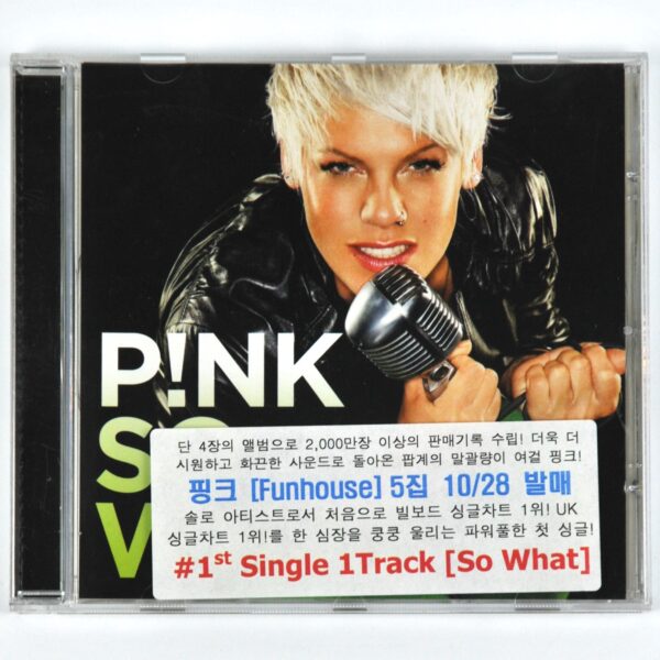 P!NK - So What Korean Promo Single CD Album Korea Pink