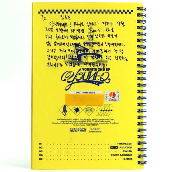 Younite - Youni-Q Signed + Message CD Mini Album Promo K-Pop 2022