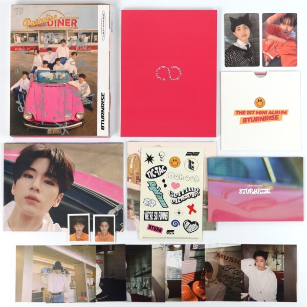8Turn - 8Turnrise The 1st Mini Album Signed + Message Promo CD K-Pop 2023
