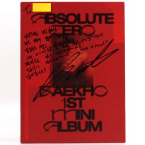 Baekho - Absolute Zero Signed Autographed CD Album Promo 2022 Nu'est [read]