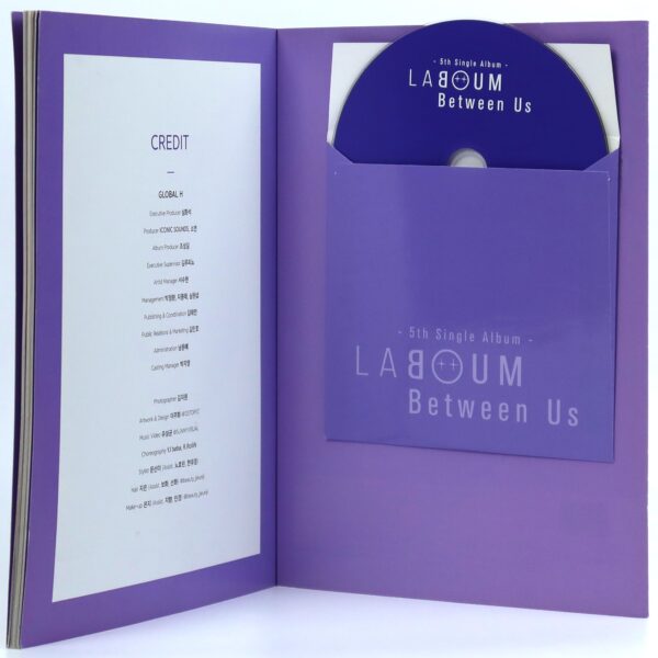 Laboum - Between Us Signed + Message CD Single Album Promo K-Pop 2018