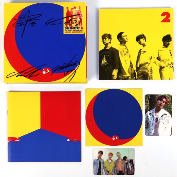 Shinee - The Story of Light Ep. 2 Signed Autographed CD Album Promo K-Pop 2018