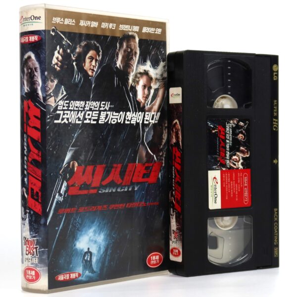 Sin City (2005) Korean VHS Rental [NTSC] Korea Frank Miller Bruce Willis [read]