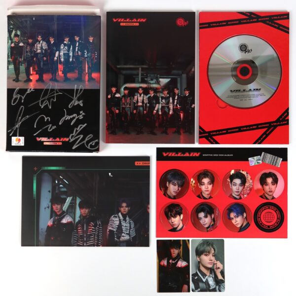 IMG_7769 Drippin - Villain Signed Autographed Promo CD 3rd Mini Album 2022 K-Pop