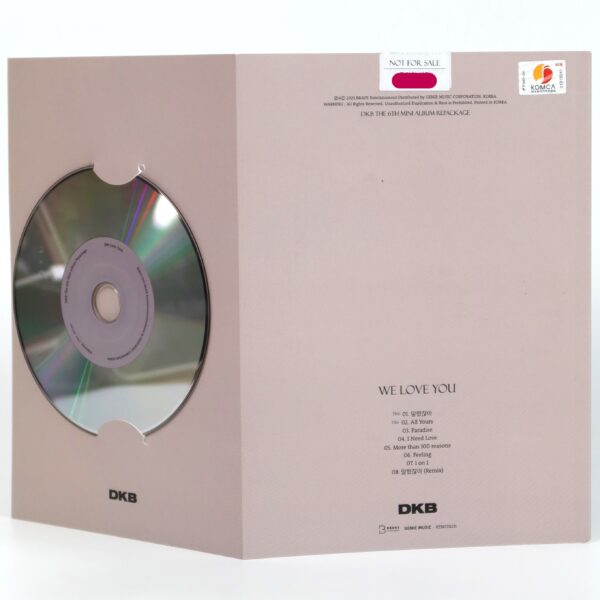 IMG_7834 DKB - We Love You Signed Autographed CD Album Promo 2023 K-Pop