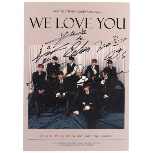 IMG_7837 DKB - We Love You Signed Autographed CD Album Promo 2023 K-Pop