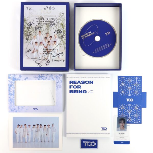 Too - Reason For Being [Utopia Ver.] 1st Mini Album Signed Promo CD 2020 To1