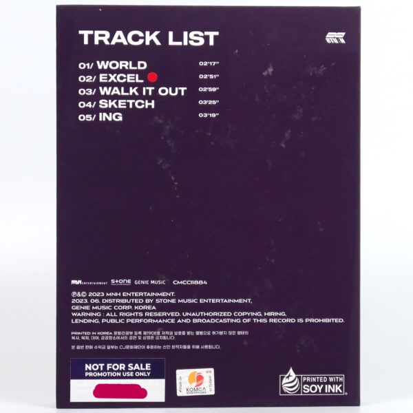 8Turn - Uncharted Drift [Drift Ver.] Signed Autographed Album Promo CD 2023