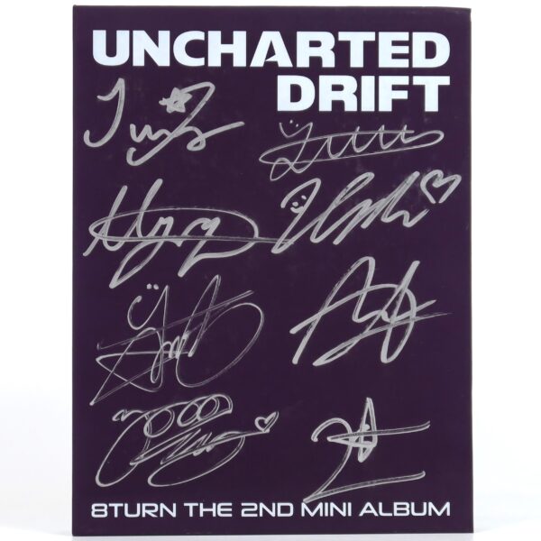 8Turn - Uncharted Drift [Drift Ver.] Signed Autographed Album Promo CD 2023