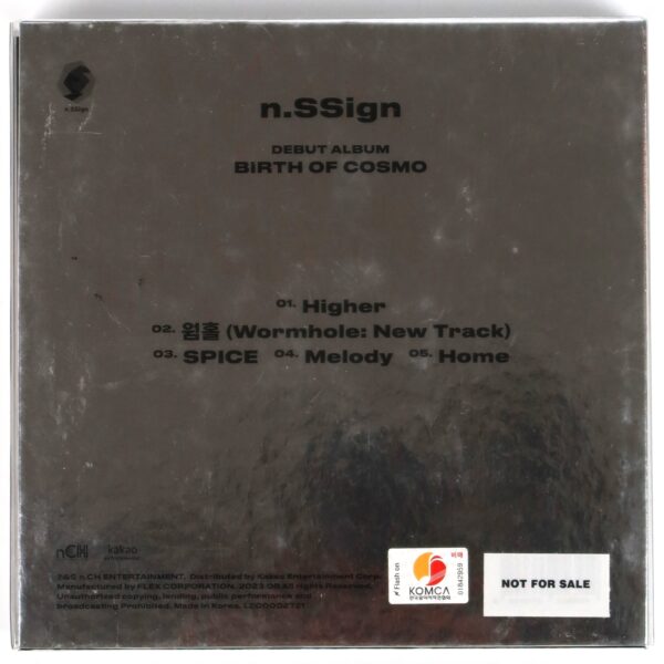 n.SSign - Birth Of Cosmo [Wormhole Ver.] Signed Debut Album Promo 2023 K-Pop