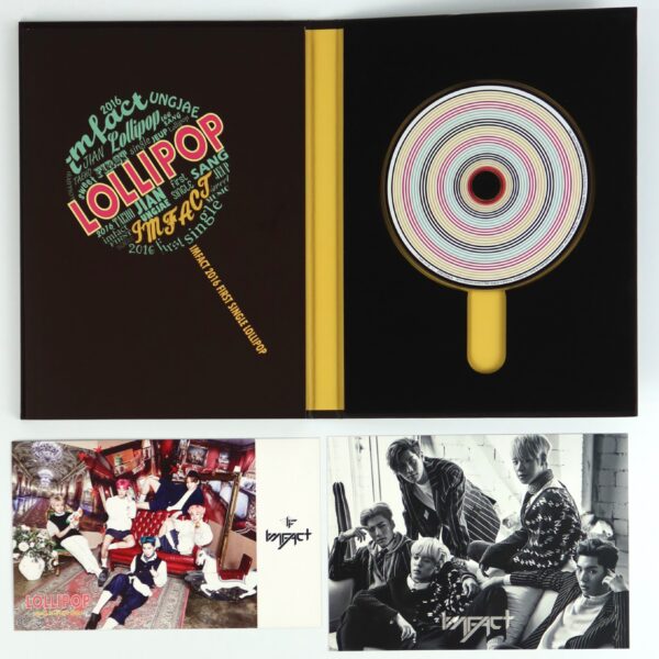 IMG_7923 Imfact - Lollipop Signed Autographed CD Single Album Promo 2016 K-Pop