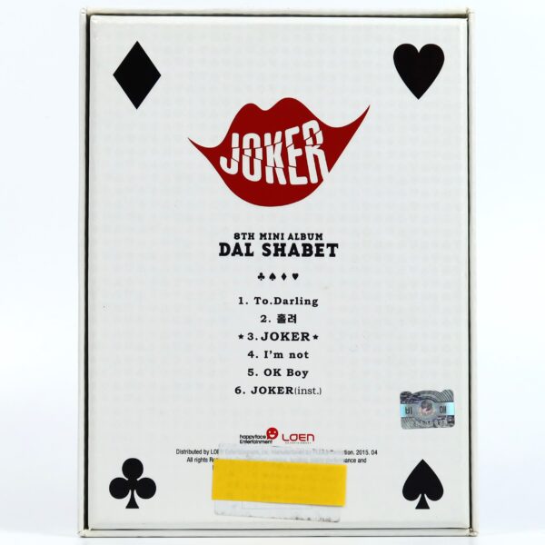 IMG_7976 Dal Shabet - Joker Signed + Message CD Album Promo 2015 K-Pop